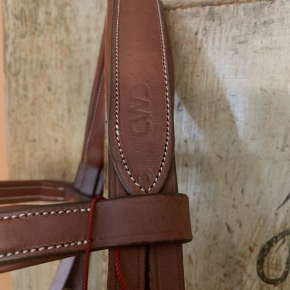 SOLD NEW brown CWD wide noseband hunter bridle size 3 - Picture 5 of 8